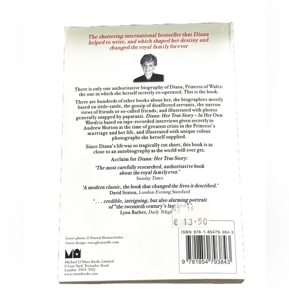 Diana: Her True Story paperback. - Picture 2 of 2